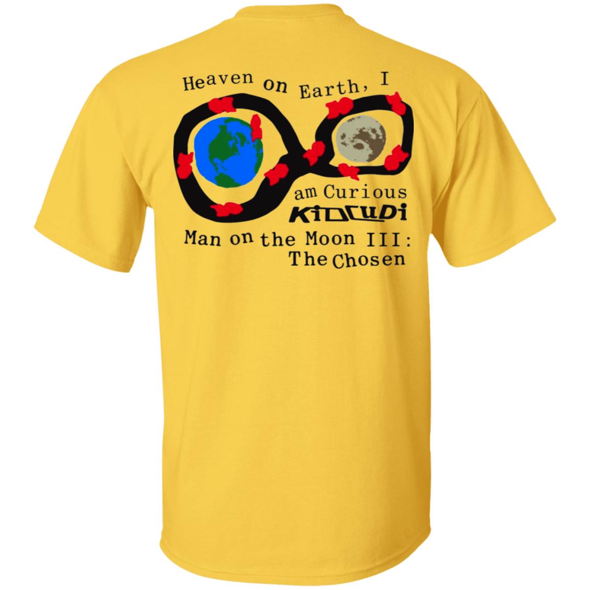 Man On The Moon 3 T Shirt Kid Cudi Merch Cpfm For Motm Iii Heaven On Earth T-Shirt - Teechipus