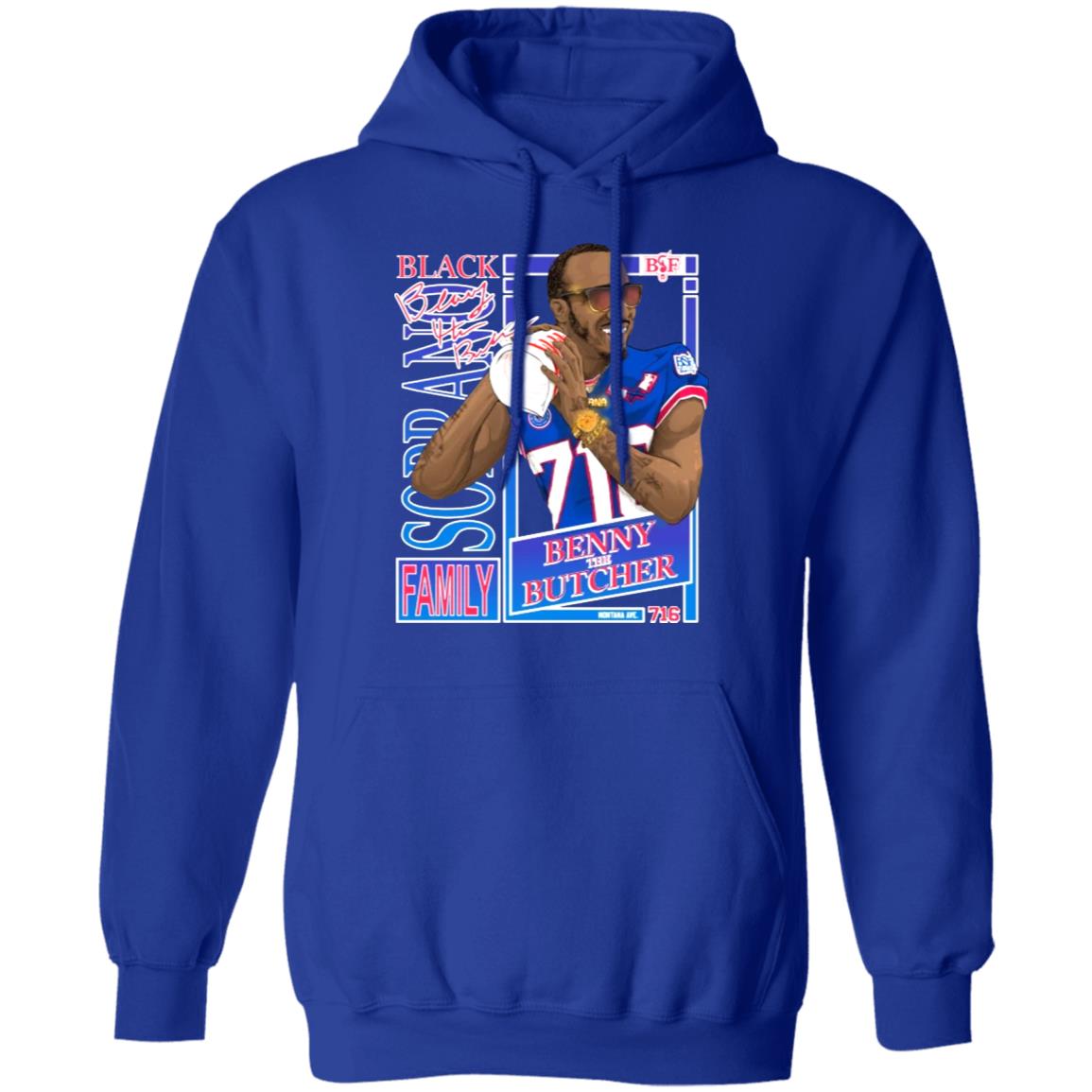 Benny The Butcher X Buffalo Bills T Shirt Benny The Butcher X Buffalo Bills Hoodie Sweatshirt - Teechipus