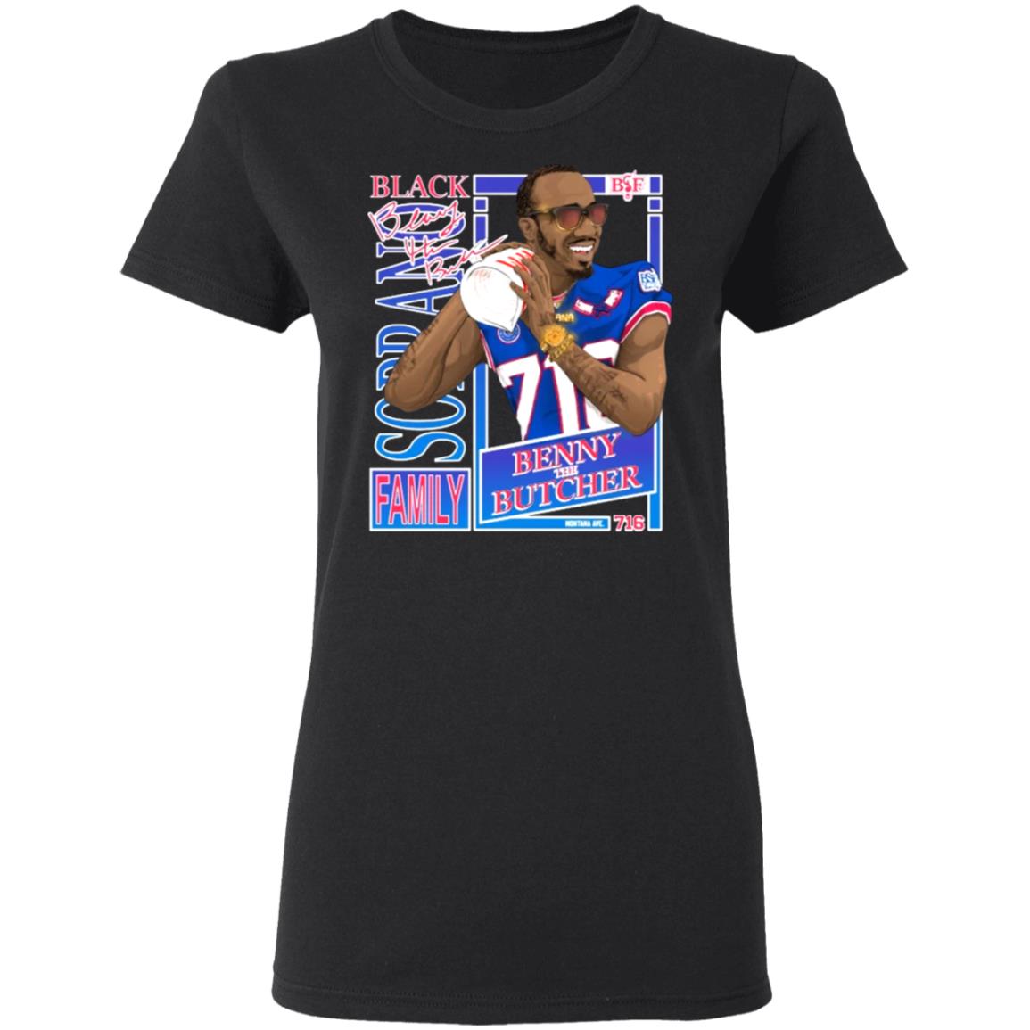 Benny The Butcher X Buffalo Bills T Shirt Benny The Butcher X Buffalo Bills Hoodie Sweatshirt - Teechipus