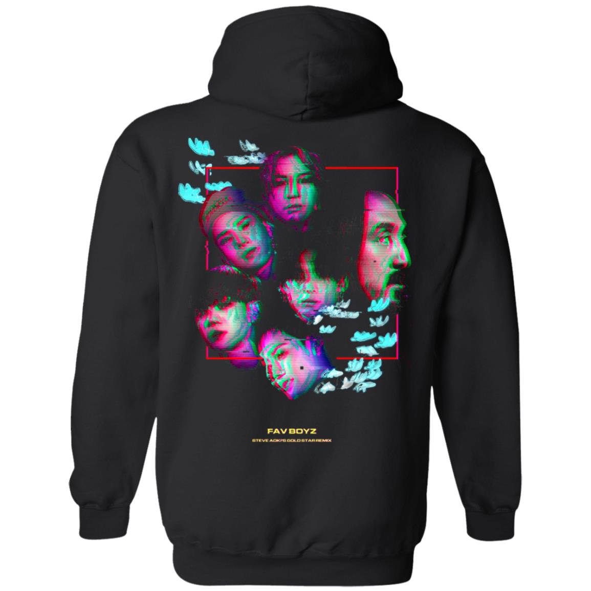 Dim Mak x Fav Boyz by A.C.E and Steve Aoki T Shirt Black Hoodie Sweatshirt - Teechipus