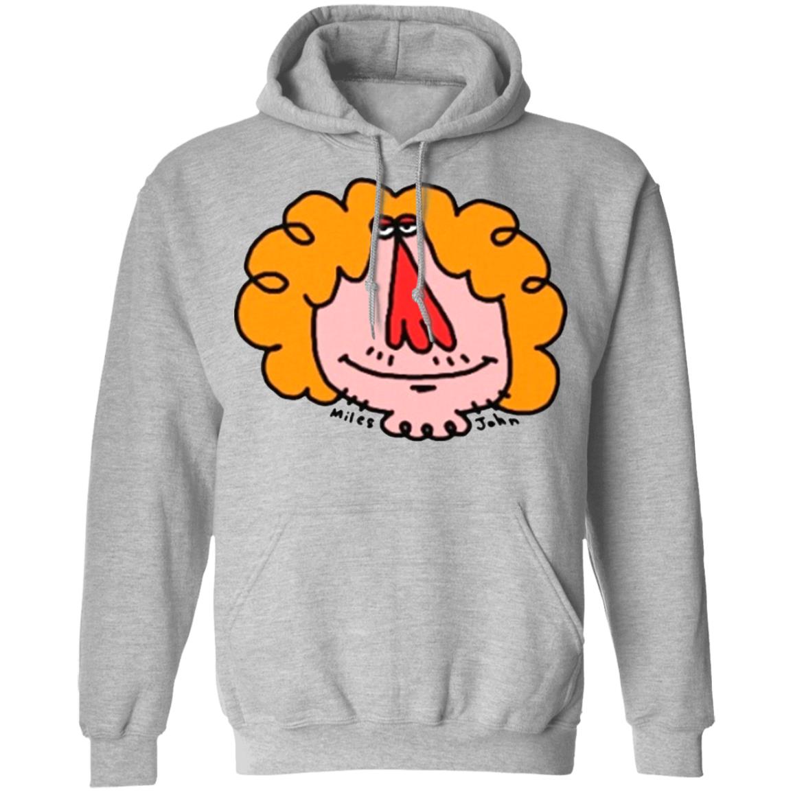 Milesjohn Merch Milesface T Shirt Milesjohn Merch Milesface White Hoodie Sweatshirt - Teechipus