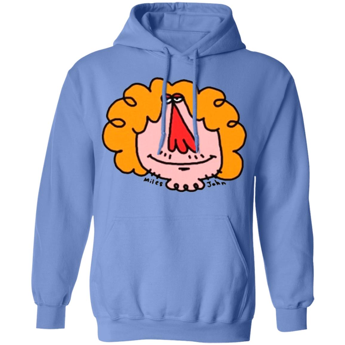 Milesjohn Merch Milesface T Shirt Milesjohn Merch Milesface White Hoodie Sweatshirt - Teechipus