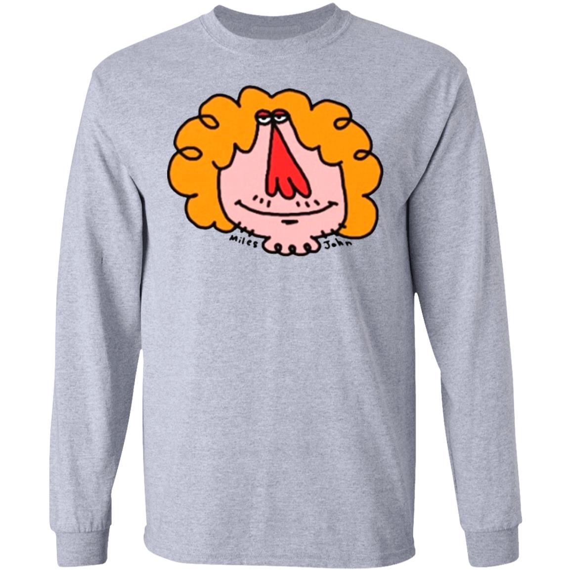 Milesjohn Merch Milesface T Shirt Milesjohn Merch Milesface White Hoodie Sweatshirt - Teechipus