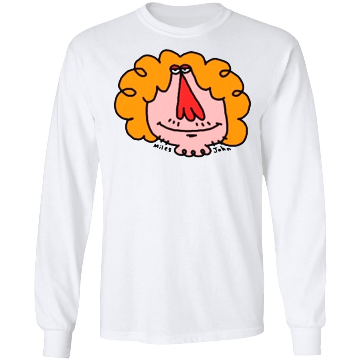 Milesjohn Merch Milesface T Shirt Milesjohn Merch Milesface White Hoodie Sweatshirt - Teechipus