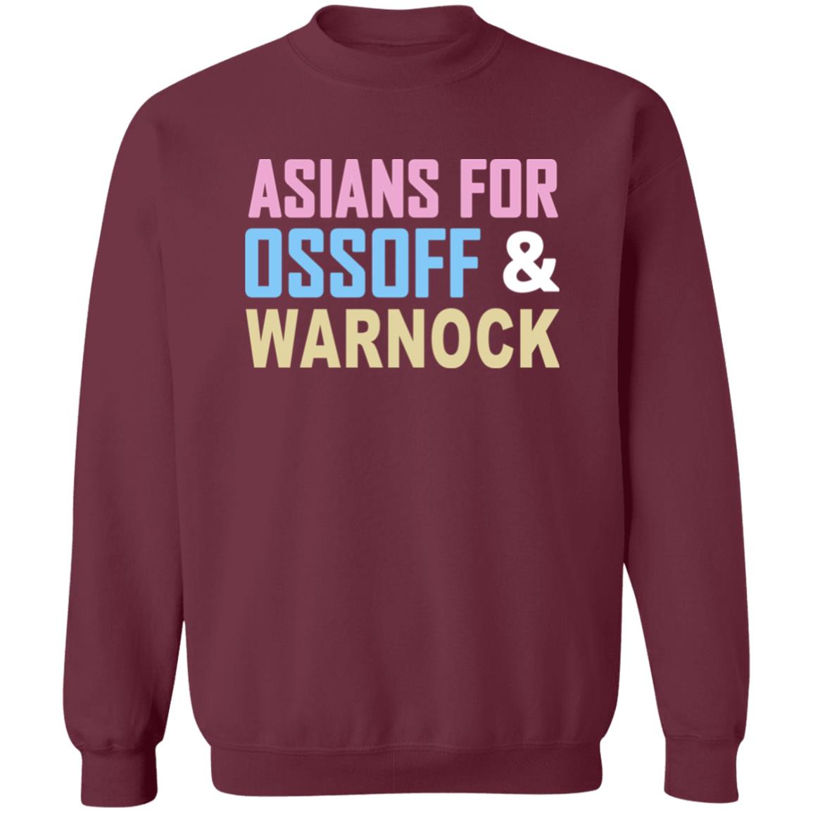 Asians For Ossoff Warnock T Shirt Hoodie Sweatshirt - Teechipus