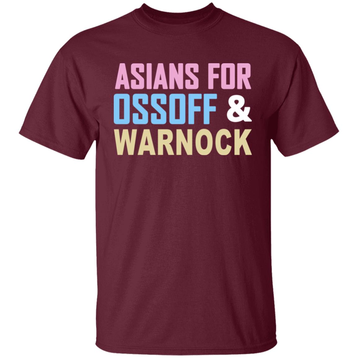 Asians For Ossoff Warnock T Shirt Hoodie Sweatshirt - Teechipus