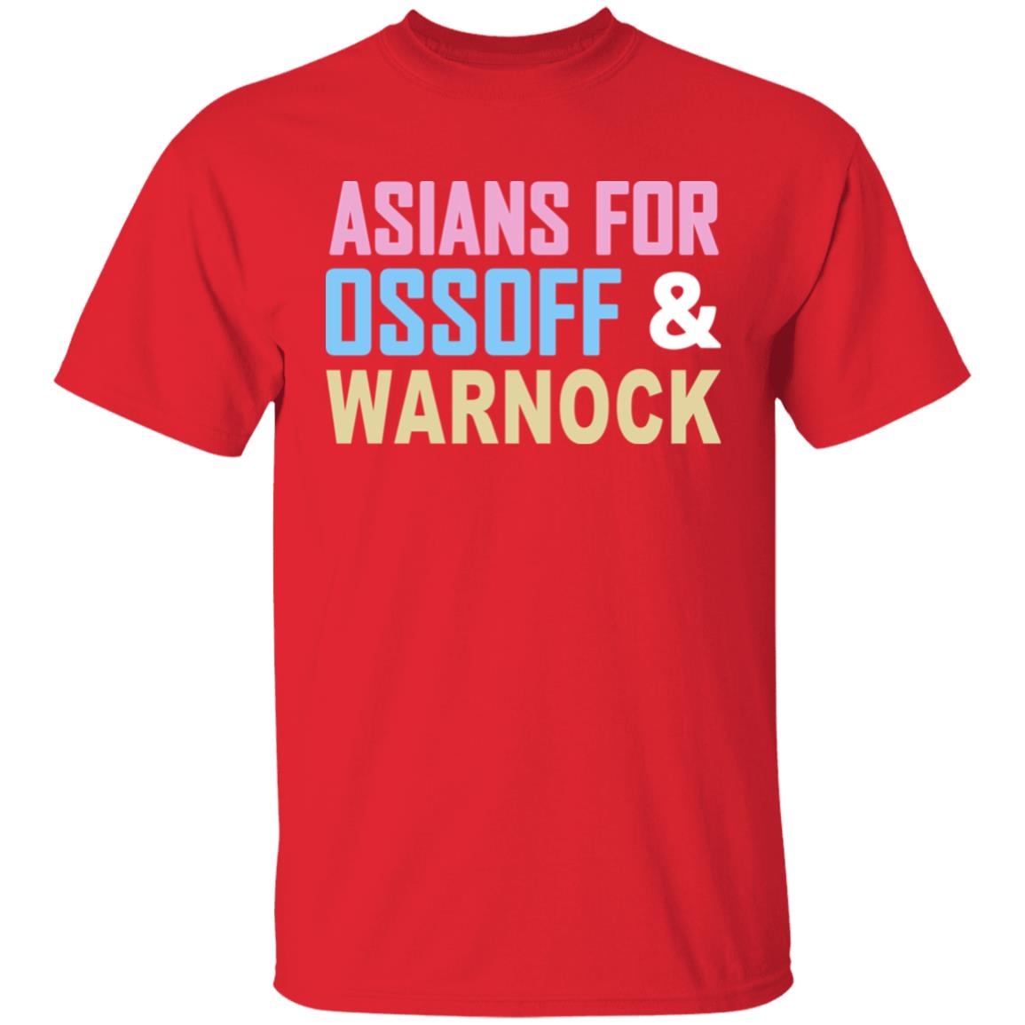 Asians For Ossoff Warnock T Shirt Hoodie Sweatshirt - Teechipus