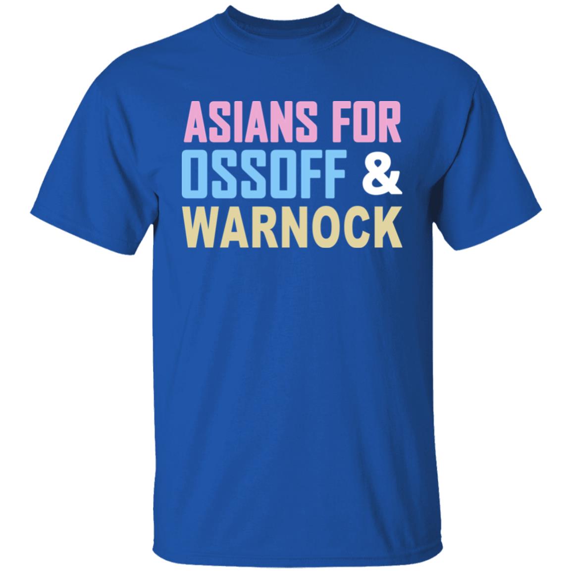 Asians For Ossoff Warnock T Shirt Hoodie Sweatshirt - Teechipus