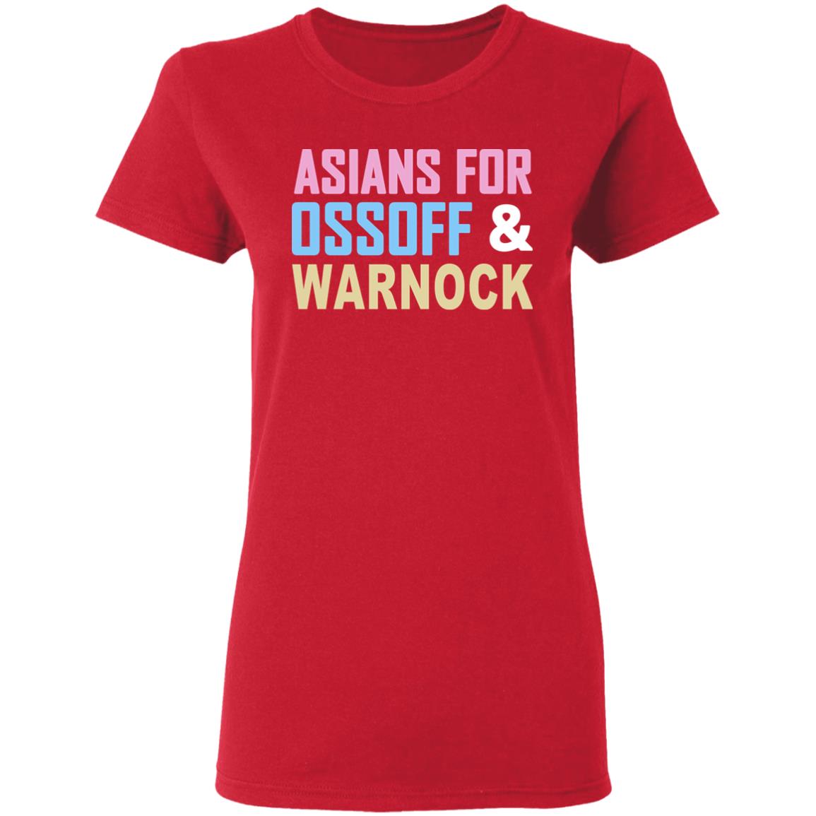 Asians For Ossoff Warnock T Shirt Hoodie Sweatshirt - Teechipus