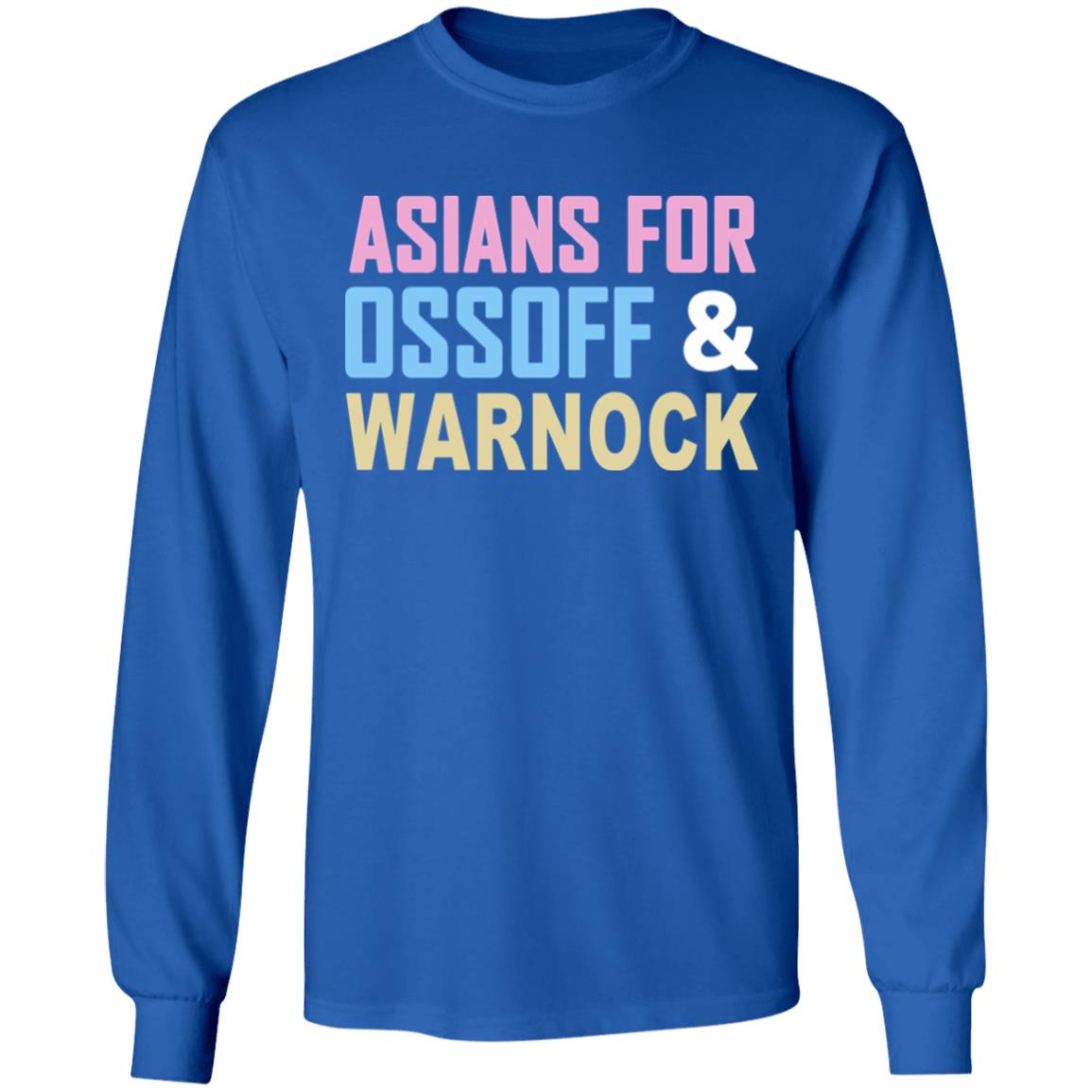 Asians For Ossoff Warnock T Shirt Hoodie Sweatshirt - Teechipus