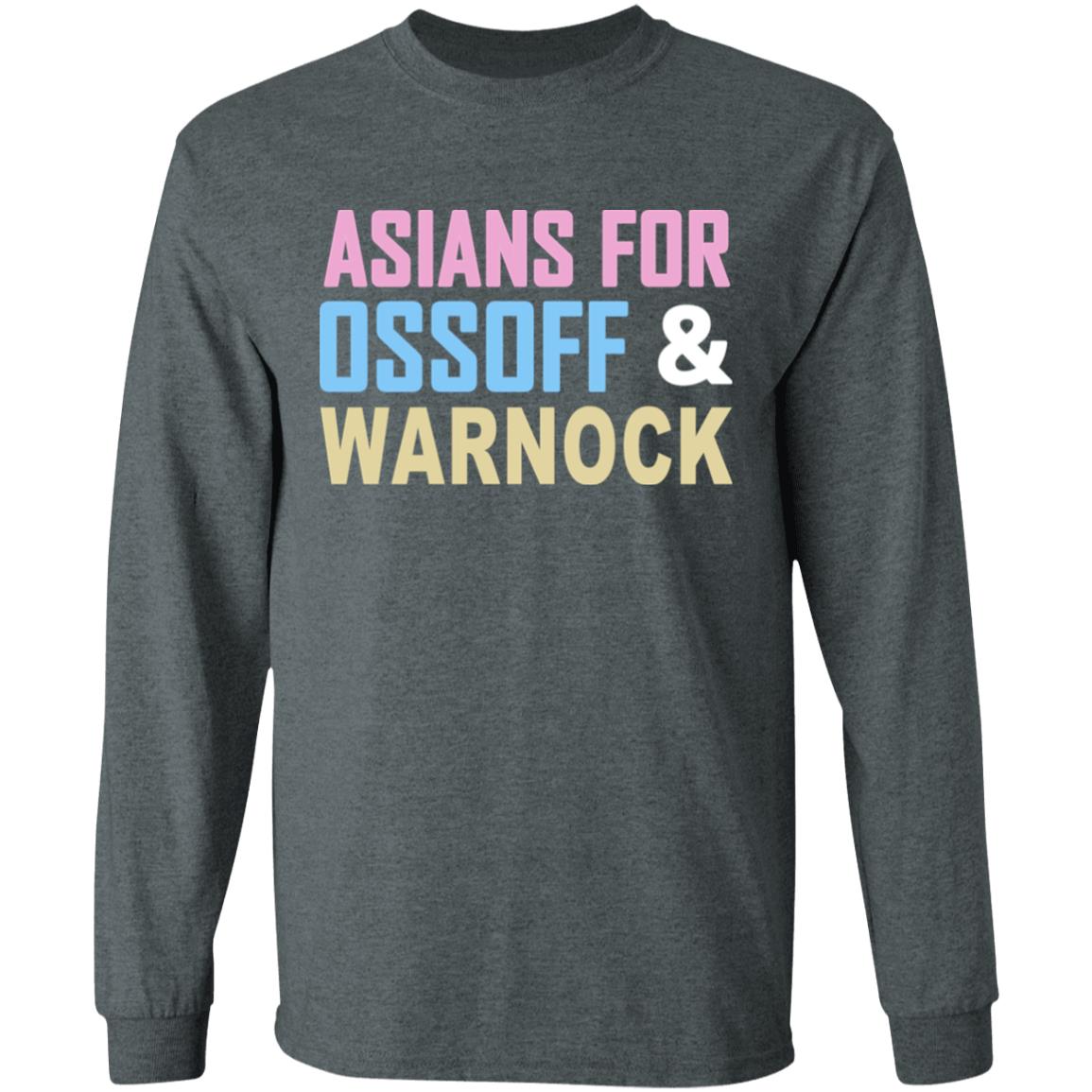 Asians For Ossoff Warnock T Shirt Hoodie Sweatshirt - Teechipus