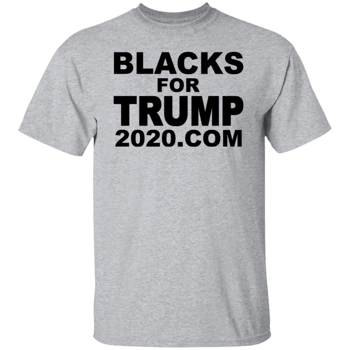Blacks For Trump 2020.Com T Shirt Hoodie Sweatshirt - Teechipus