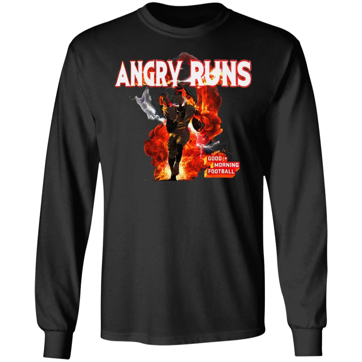 Angry Runs T Shirt Angry Runs Good Morning Football T Shirt Hoodie Sweatshirt - Teechipus