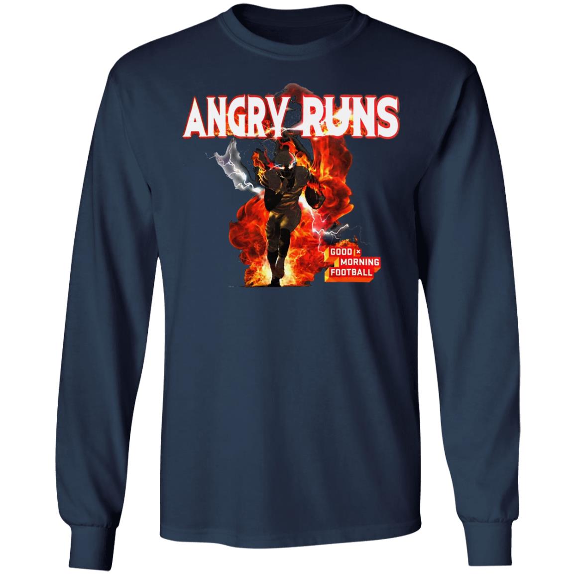 Angry Runs T Shirt Angry Runs Good Morning Football T Shirt Hoodie Sweatshirt - Teechipus