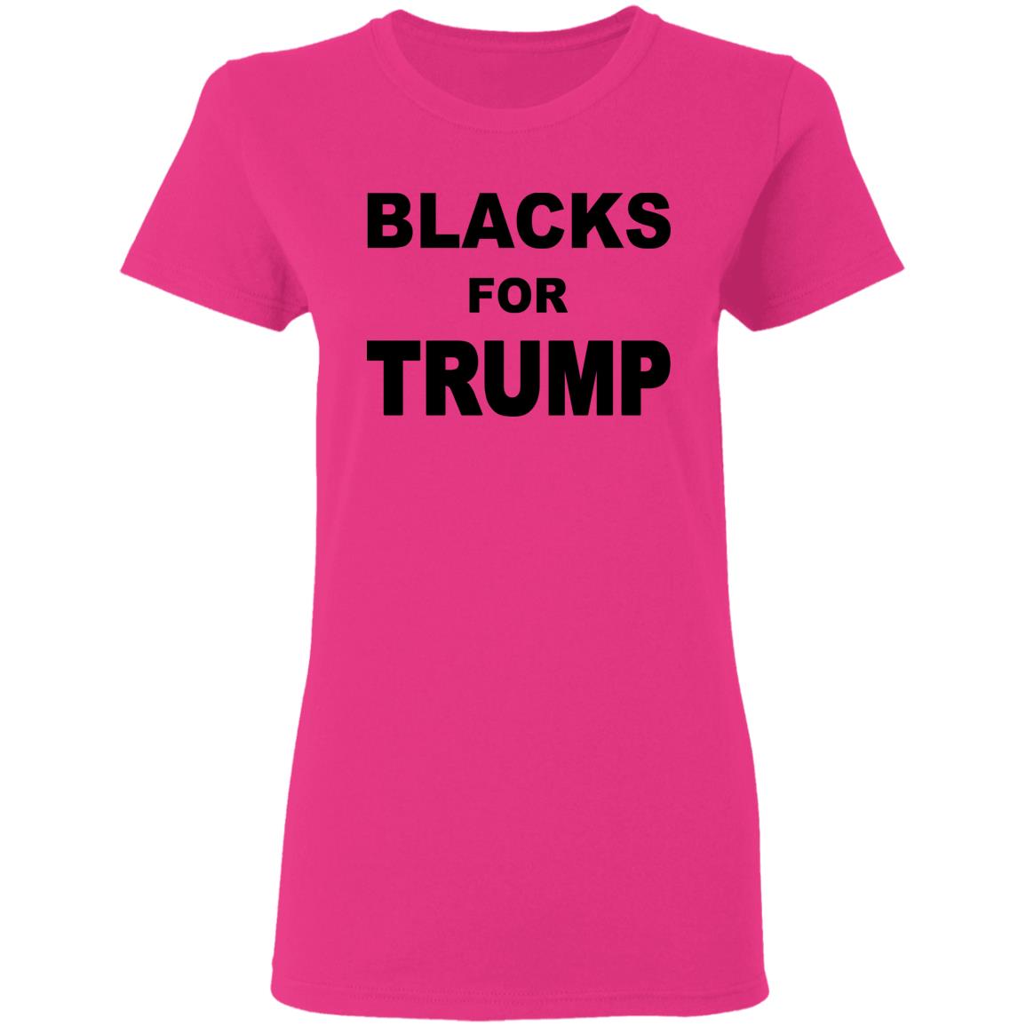 Blacks For Trump T Shirt Hoodie Sweatshirt - Teechipus
