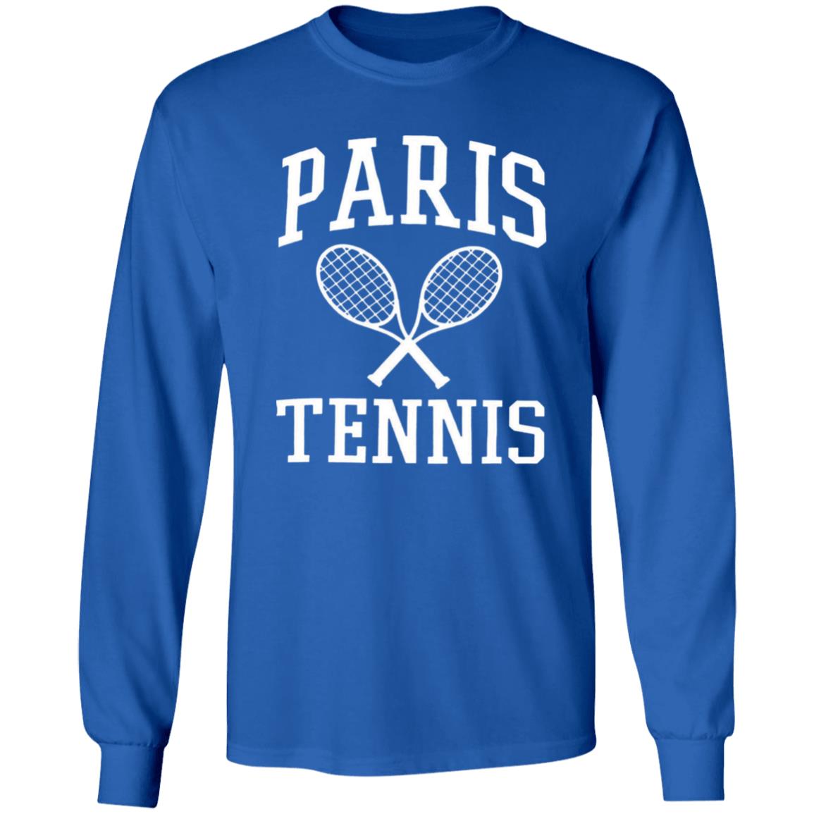 Paris Tennis T Shirt Hoodie Sweatshirt - Teechipus