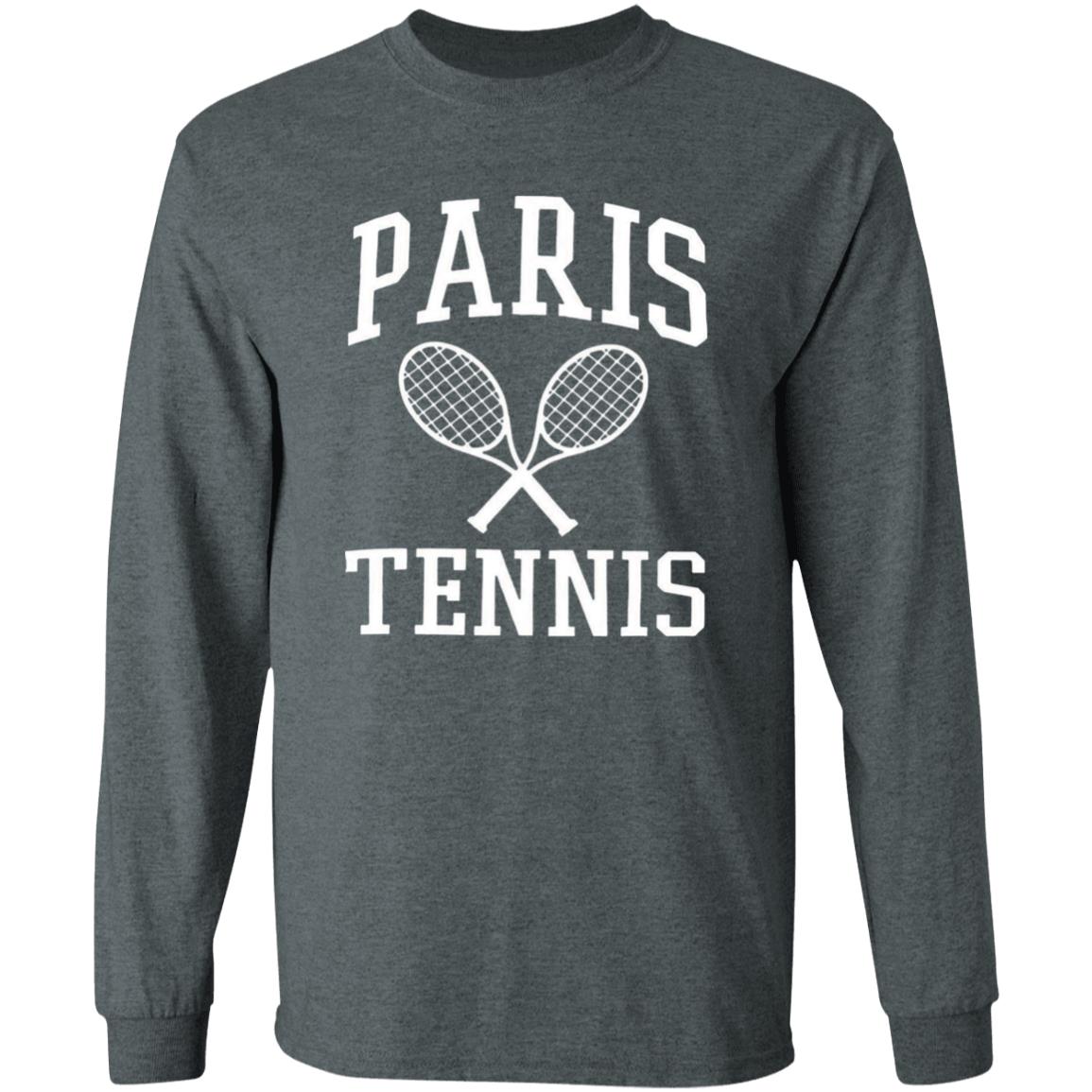 Paris Tennis T Shirt Hoodie Sweatshirt - Teechipus