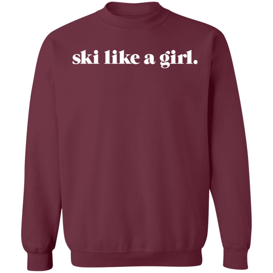 heydaybozeman merch Ski Like a Girl Toddler Tee Shirt Heydaybozeman Merch Ski Like A Girl Toddler Hoodie Sweatshirt - Teechipus