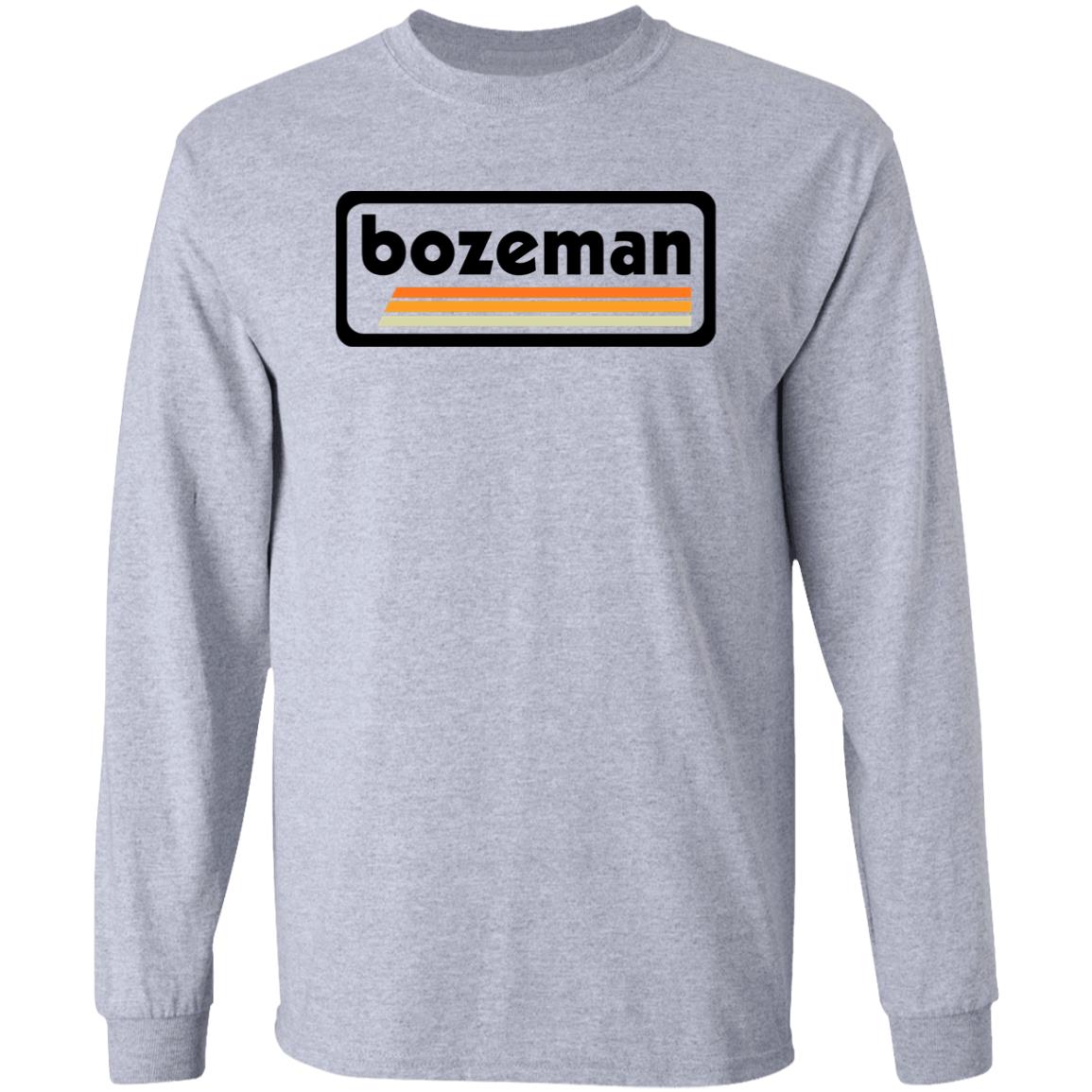 Heydaybozeman Merch Vintage Stripe Bozeman Tee Shirt Heydaybozeman Merch Vintage Stripe Bozeman hoodie sweatshirt - Teechipus