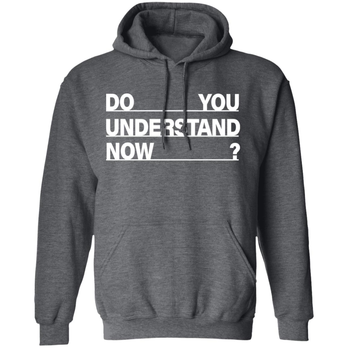 Do You Understand Now SHIRT Do You Understand Now Hoodie Sweatshirt - Teechipus