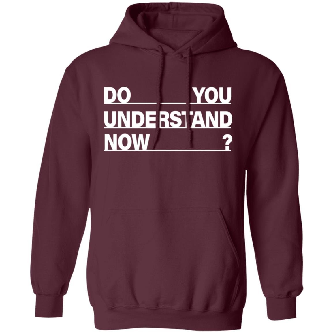 Do You Understand Now SHIRT Do You Understand Now Hoodie Sweatshirt - Teechipus