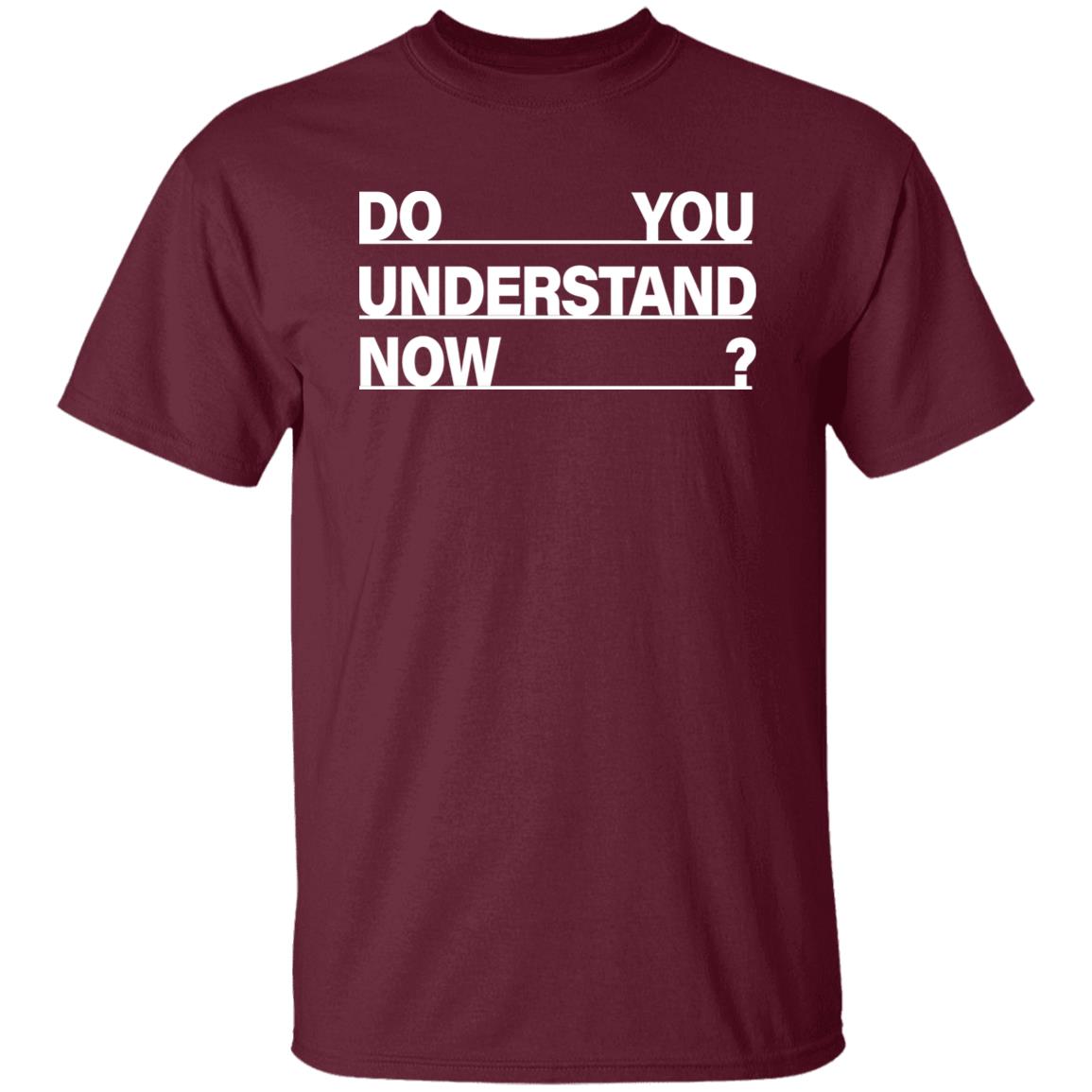 Do You Understand Now SHIRT Do You Understand Now Hoodie Sweatshirt - Teechipus
