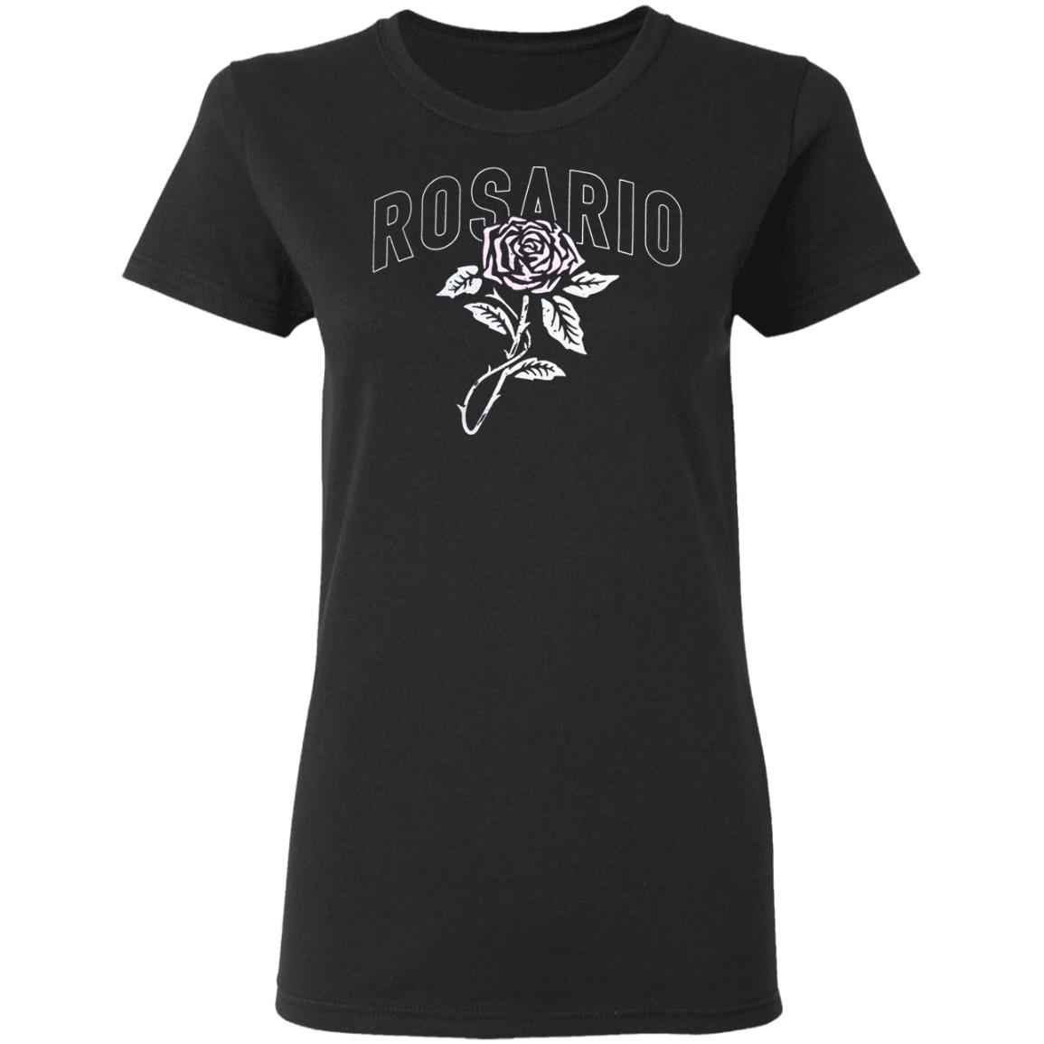 Alejandro Merch Rosario Rose Shirt Hoodie Sweatshirt - Teechipus