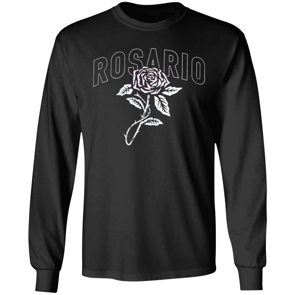 Alejandro Merch Rosario Rose Shirt Hoodie Sweatshirt - Teechipus