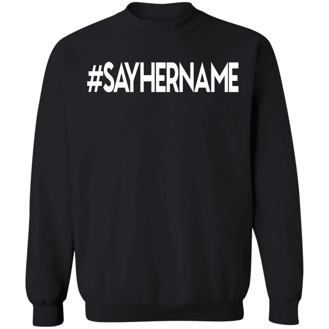 Drew Brees Say Her Name Shirt Black Hoodie swaetshirt - Teechipus