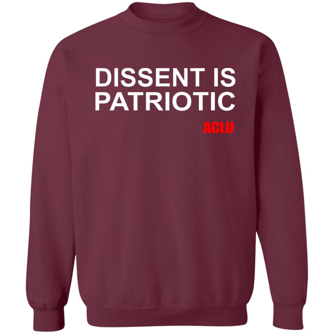 Aclu Merch Dissent Is Patriotic Aclu Tee Shirt Dissent Is Patriotic Aclu Hoodie Sweatshirt - Teechipus