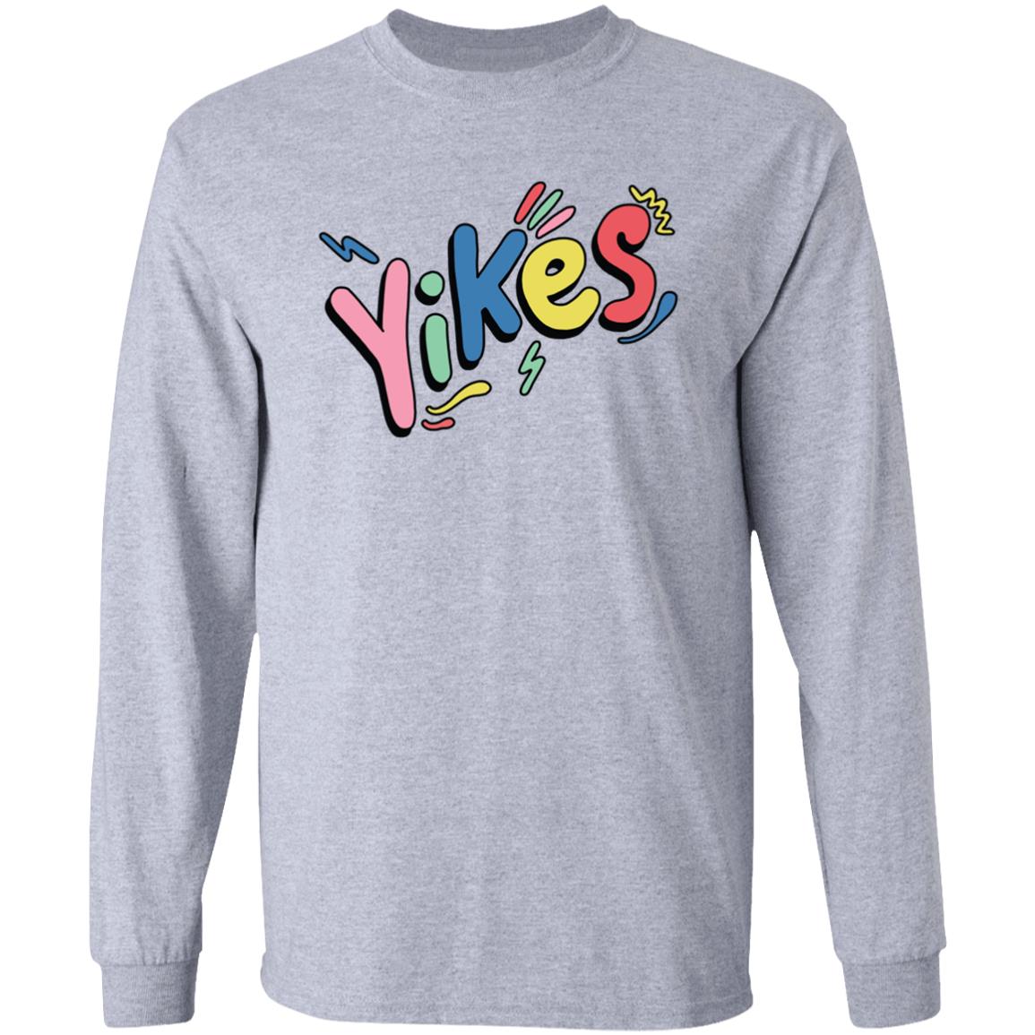 Yikes Merch Yikes Hoodie Yikes Sweatshirt Crewneck Eddy Burback Yikes Hoodie T shirt - Teechipus