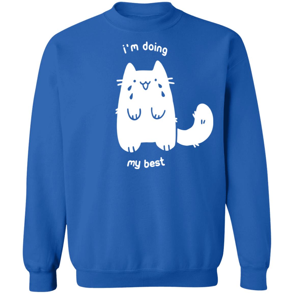 Crow merch I'm Doing My Best Shirt - Crying Cat T Shirt Crowlines Merch Store Apparel T Shirt Crow Merch - Teechipus