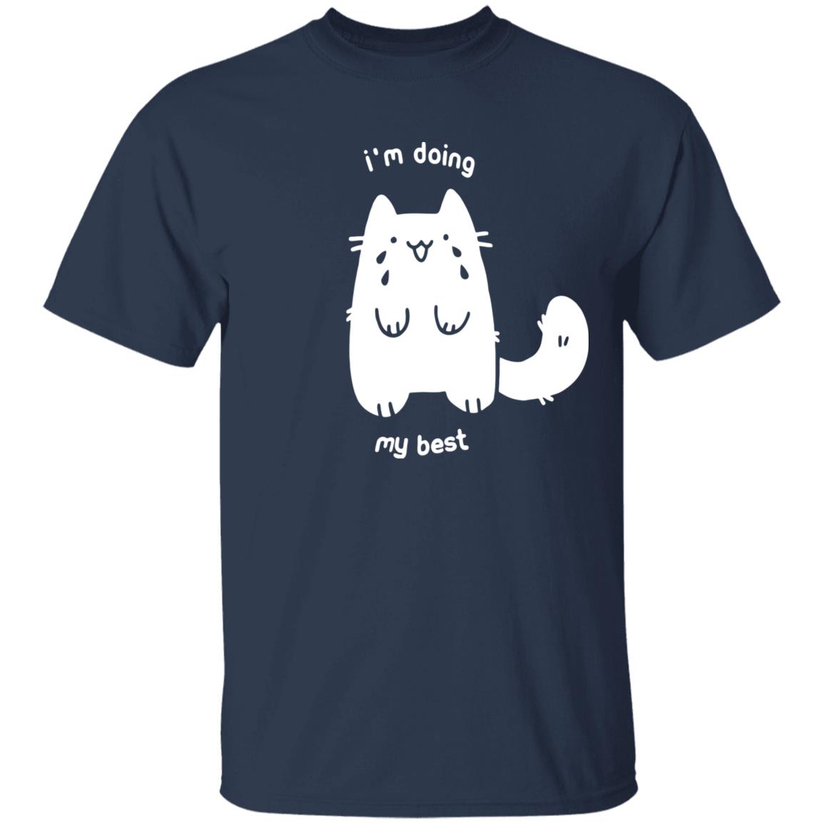 Crow merch I'm Doing My Best Shirt - Crying Cat T Shirt Crowlines Merch Store Apparel T Shirt Crow Merch - Teechipus