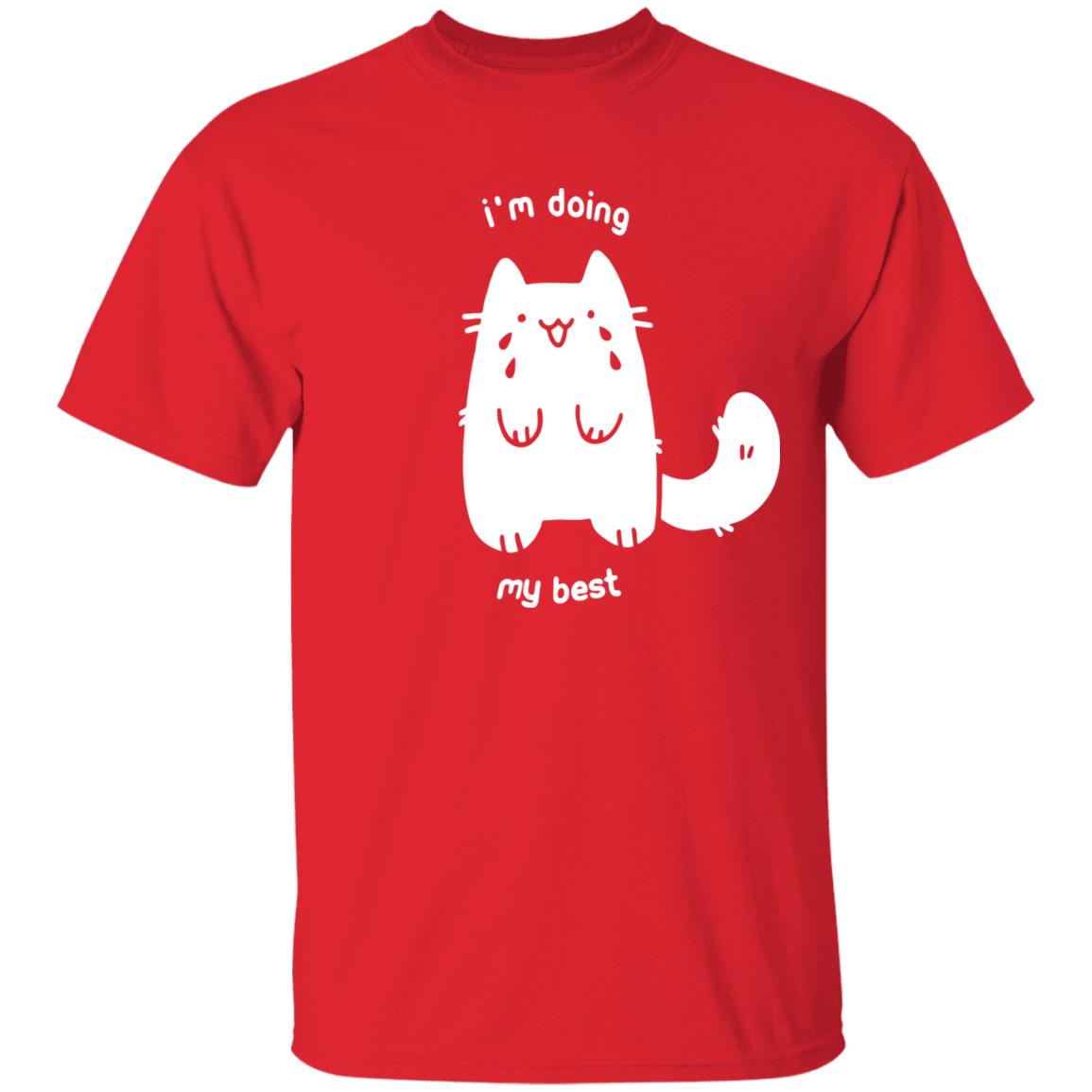 Crow merch I'm Doing My Best Shirt - Crying Cat T Shirt Crowlines Merch Store Apparel T Shirt Crow Merch - Teechipus