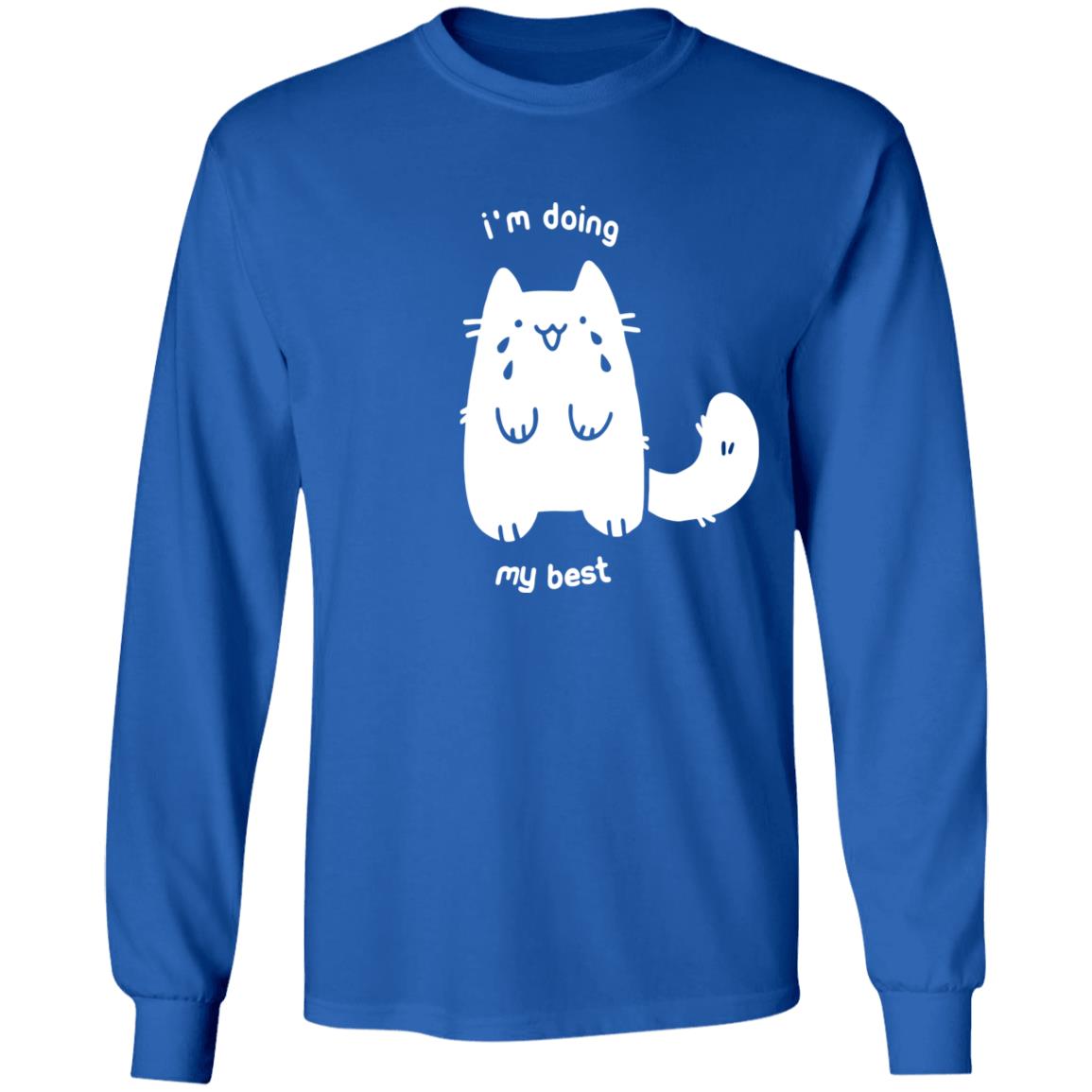 Crow merch I'm Doing My Best Shirt - Crying Cat T Shirt Crowlines Merch Store Apparel T Shirt Crow Merch - Teechipus