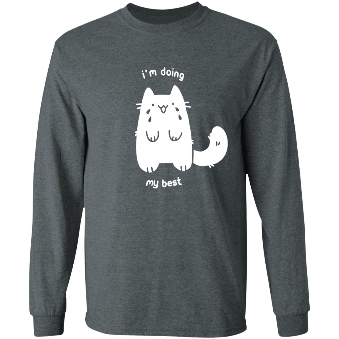 Crow merch I'm Doing My Best Shirt - Crying Cat T Shirt Crowlines Merch Store Apparel T Shirt Crow Merch - Teechipus