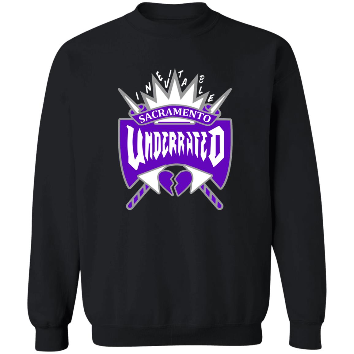Underrated Hoodie Crewneck Sacramento Underrated T Shirt Matt George Sacramento Underrated Crewneck Inevitable916 Underrated T Shirt Hoodie sweatshirt - Teechipus