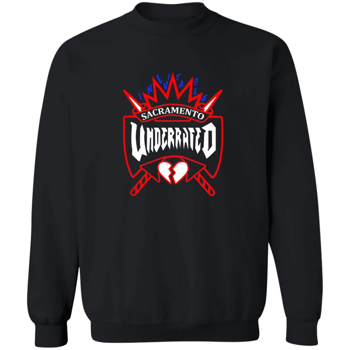 Underrated Hoodie Crewneck Sacramento Underrated T Shirt Matt George Sacramento Underrated Crewneck Inevitable916 Underrated T Shirt Hoodie sweatshirt - Teechipus