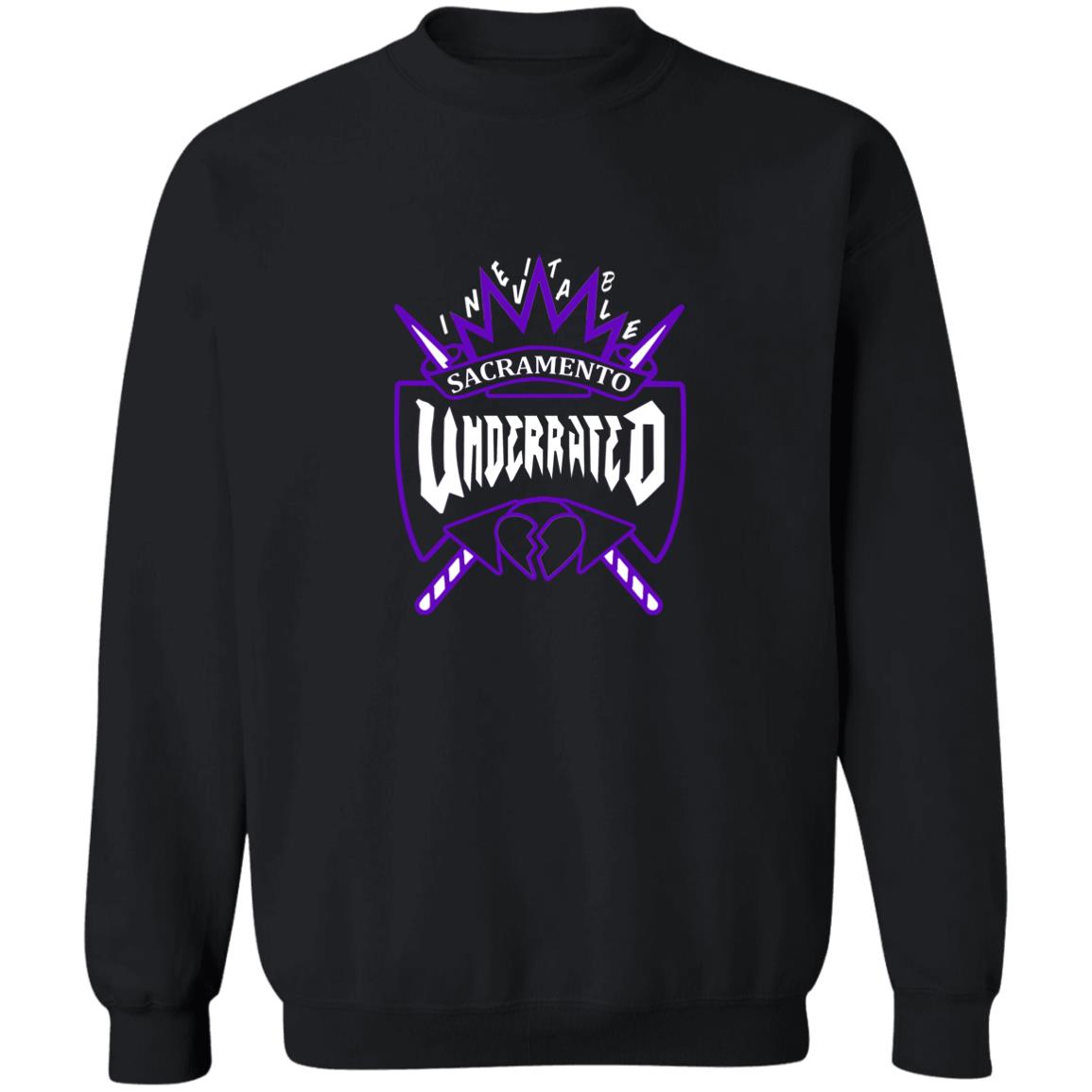 Underrated Hoodie Crewneck Sacramento Underrated T Shirt Matt George Sacramento Underrated Crewneck Inevitable916 Underrated T Shirt Hoodie sweatshirt - Teechipus