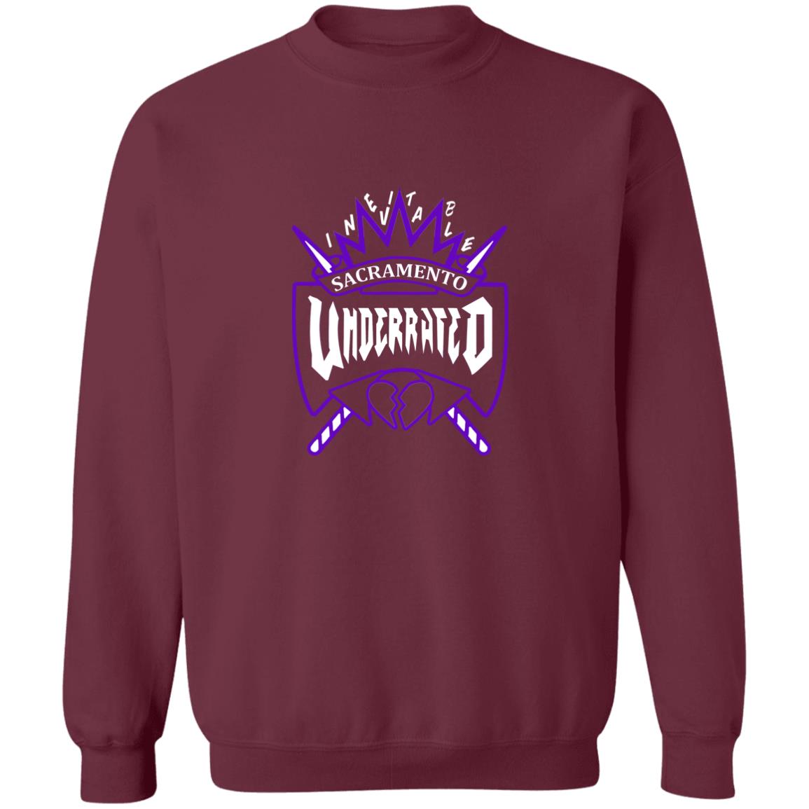 Underrated Hoodie Crewneck Sacramento Underrated T Shirt Matt George Sacramento Underrated Crewneck Inevitable916 Underrated T Shirt Hoodie sweatshirt - Teechipus