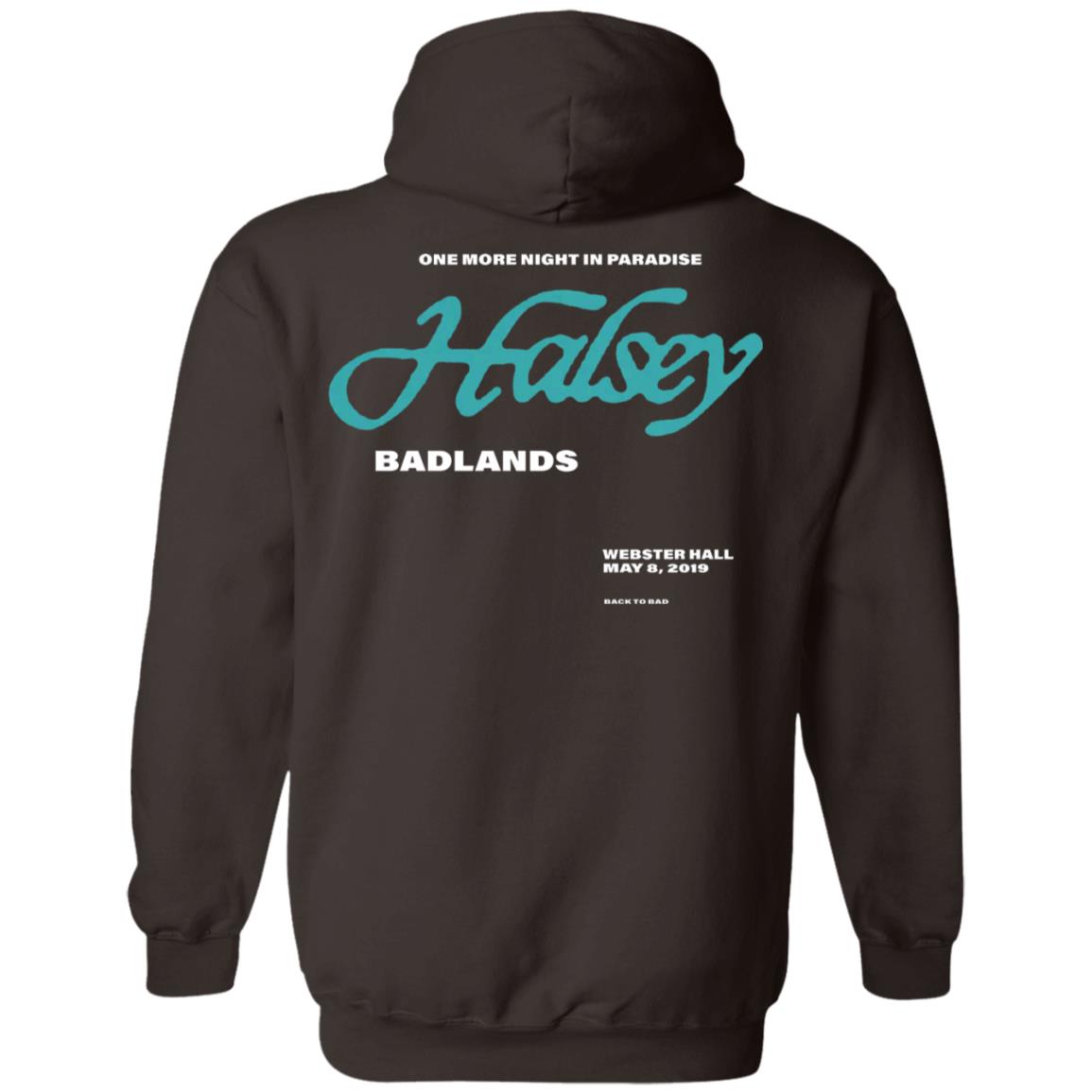 Halsey Merch One More Night Black T Shirt Halsey Merch Store Apparel Halsey Merch Shirt Hoodie Sweatshirt - Teechipus