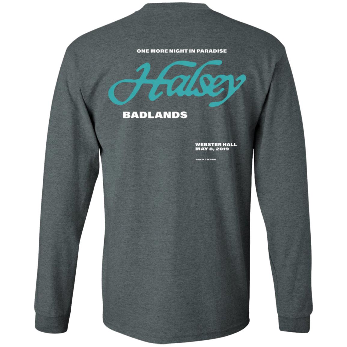 Halsey Merch One More Night Black T Shirt Halsey Merch Store Apparel Halsey Merch Shirt Hoodie Sweatshirt - Teechipus