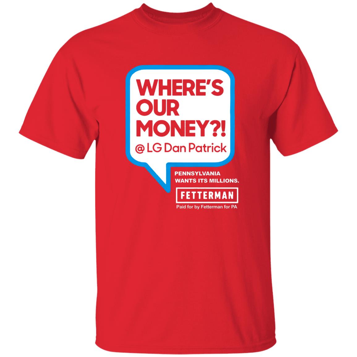 Where My Money T Shirt John Fetterman Where My Money T Shirt Fetterman Where My Money Dan? T Shirt - Teechipus