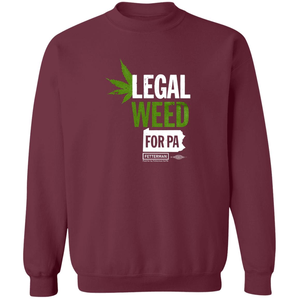 Legal Weed For Pa T Shirt John Fetterman Legal Weed For Pa T Shirt Hoodie Sweatshirt - Teechipus