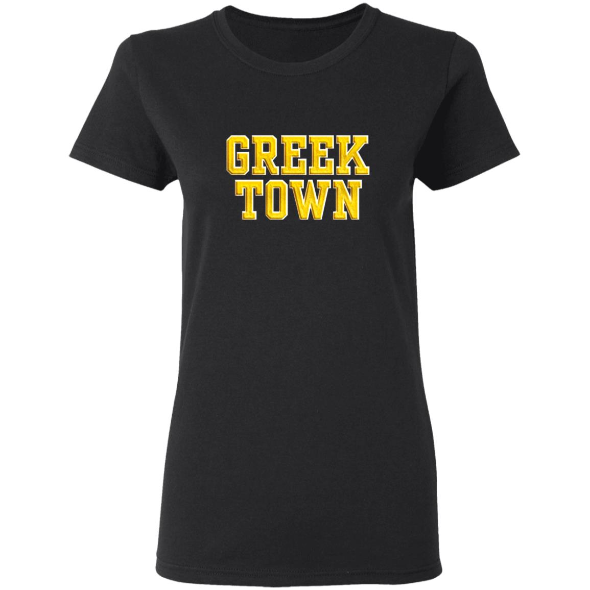 Greek Town T Shirt Big Cat Greek Town Sweatshirt Hoodie - Teechipus