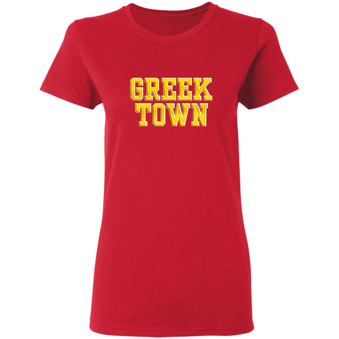 Greek Town T Shirt Big Cat Greek Town Sweatshirt Hoodie - Teechipus