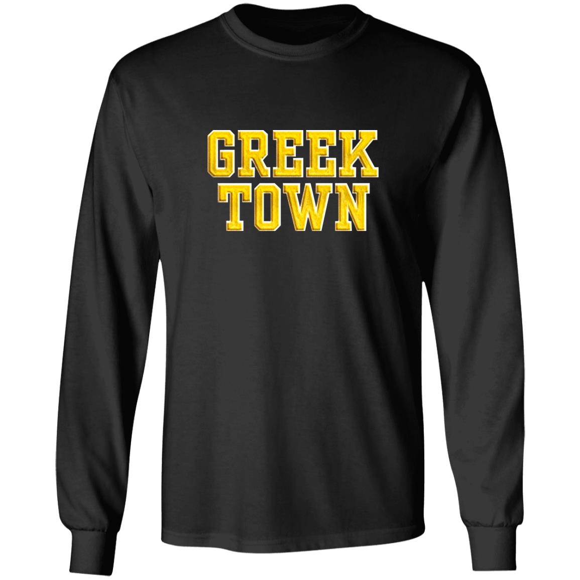 Greek Town T Shirt Big Cat Greek Town Sweatshirt Hoodie - Teechipus
