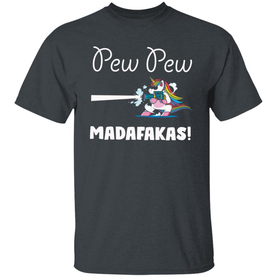 Pew Pew Madafakas Shirt Unicorn With Gun Pew Pew Madafakas Shirt Hoodie Sweatshirt - Teechipus