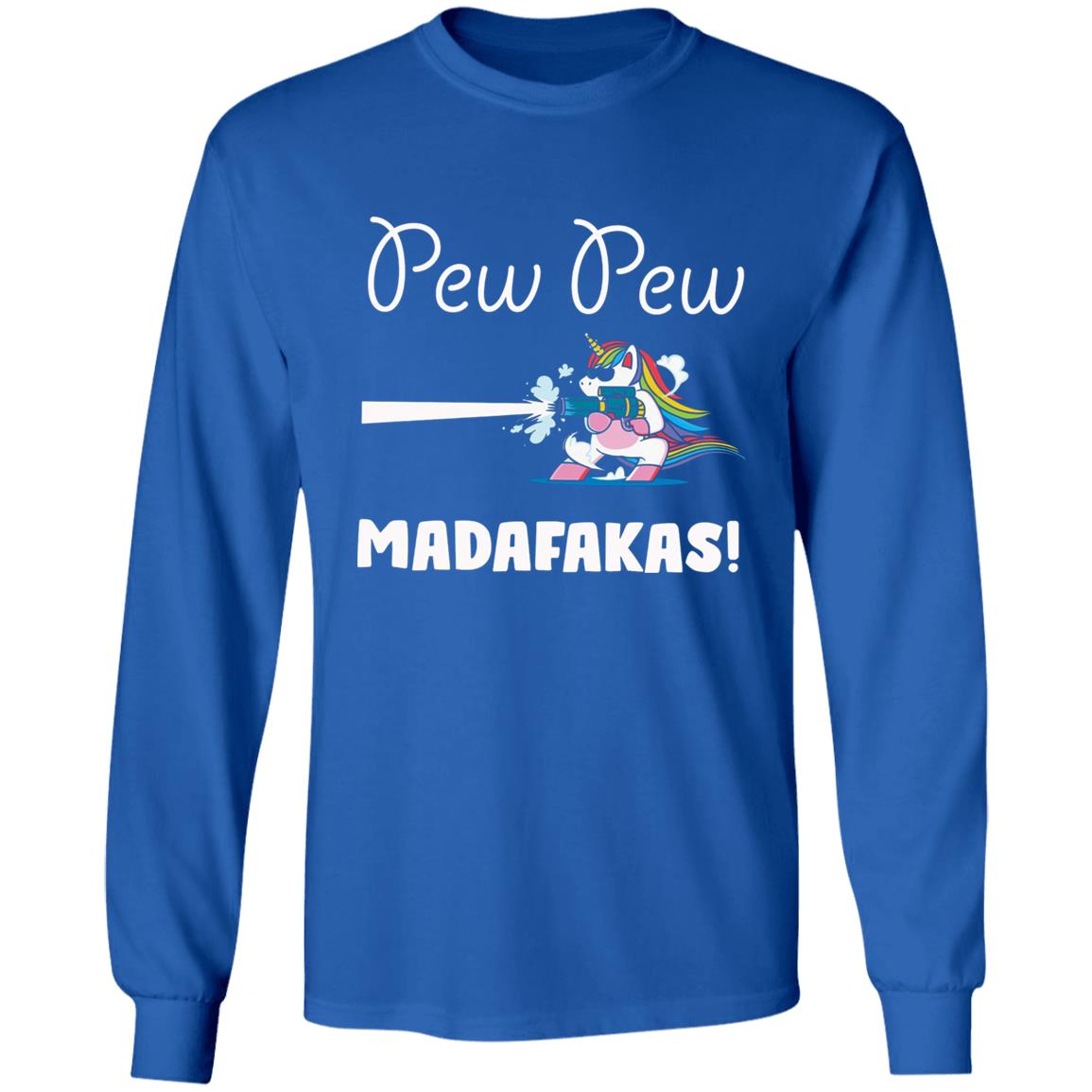 Pew Pew Madafakas Shirt Unicorn With Gun Pew Pew Madafakas Shirt Hoodie Sweatshirt - Teechipus