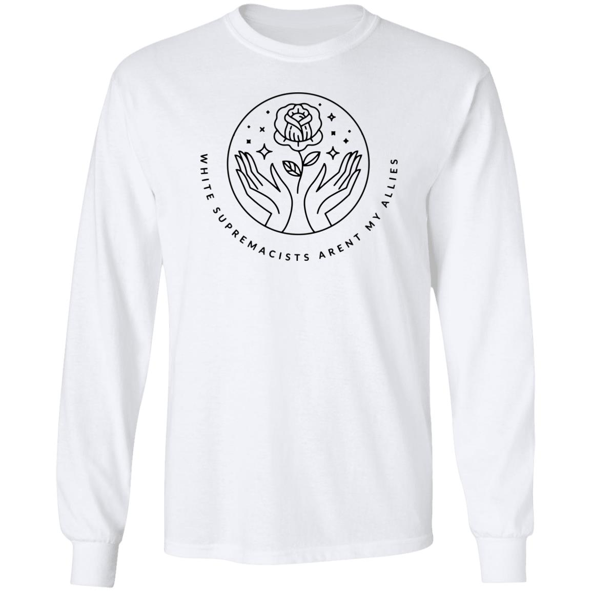 White Supremacists Aren't My Allies T Shirt Ashley Fairbanks An Existent T-Shir - Teechipus